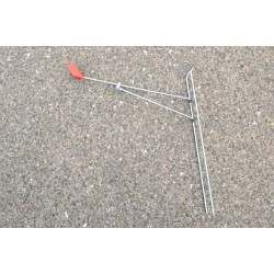 Вертикальна підставка для вудлища, з направляючою